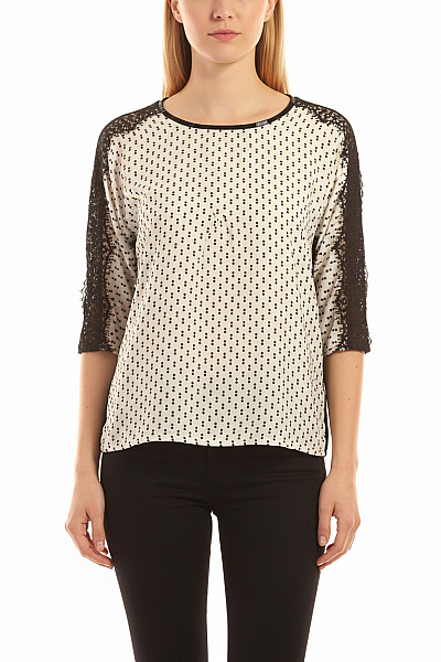 Halenka Černobílá TAIFUN Vel.  40