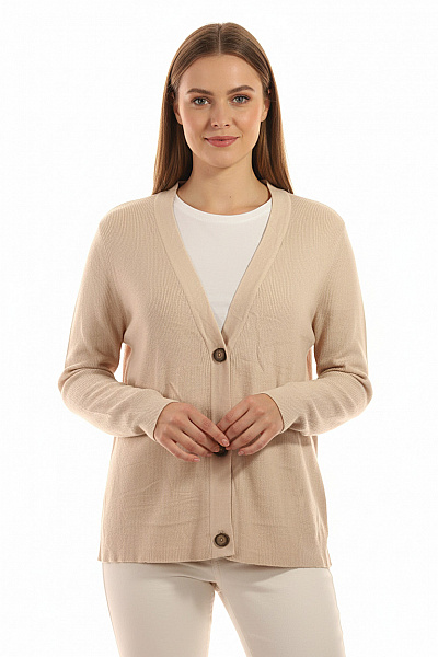 Dámský Svetr Béžový ZIZZI Vel. M