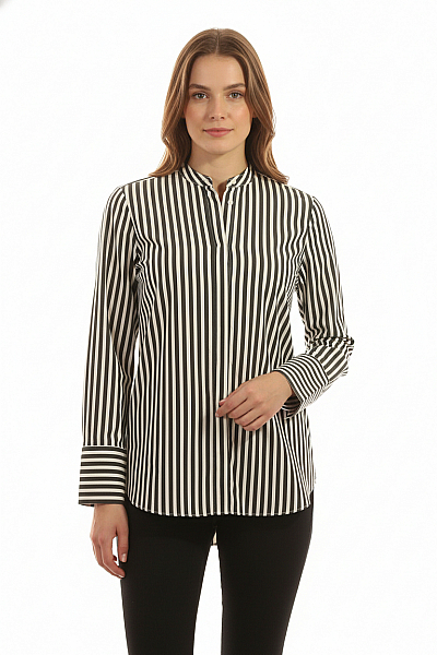 Vzorovaná Dámská Košile Barevná Second Hand Vel. 44