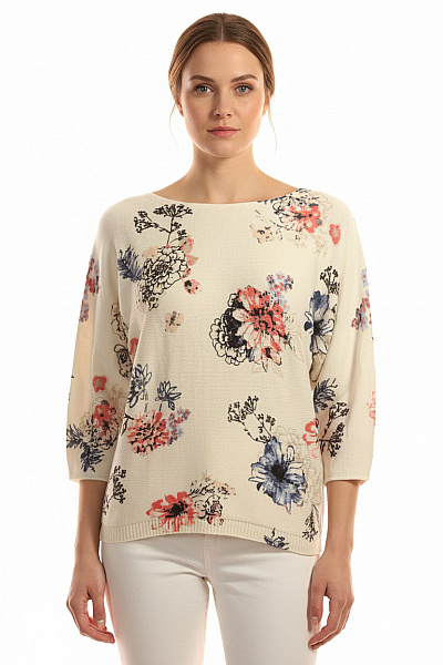 Vzorovaná  Halenka Barevná Vel. L/XL