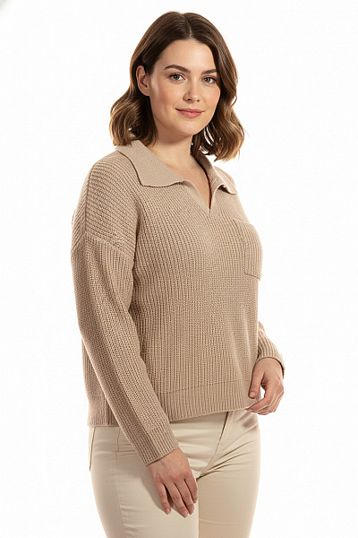 Dámský Rolák Béžový Vel. XL