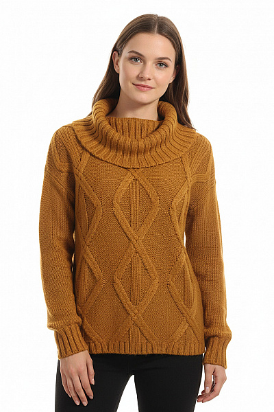 Esprit Dámský Rolák Žlutý Second Hand