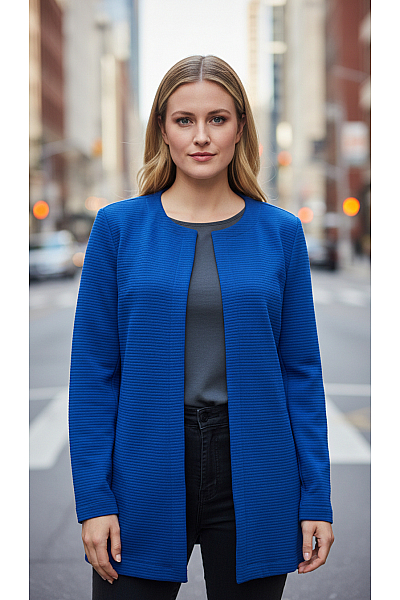 Dámské Blejzr Modrý Second Hand Vel. M