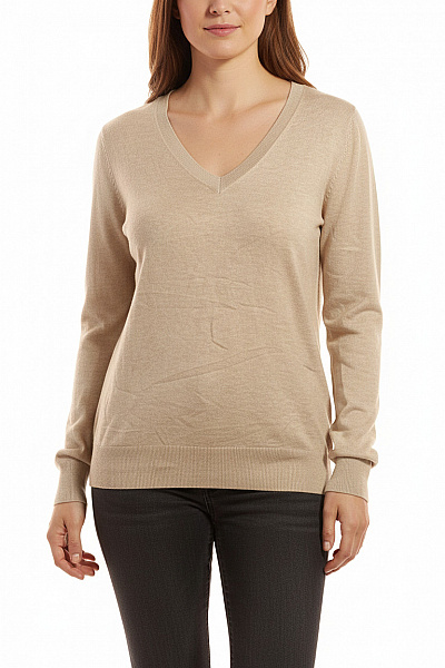 Dámský Svetr Béžový Second Hand