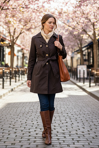 Dámský Kabát Černý VERO MODA Vel. M