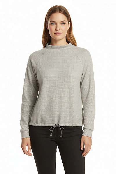 Dámská Mikina Bez Zapínání Šedá Vel. L