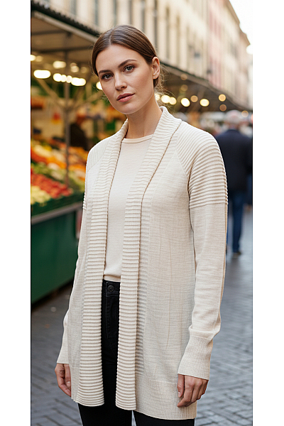 Dámský Cardigan Béžový Second Hand