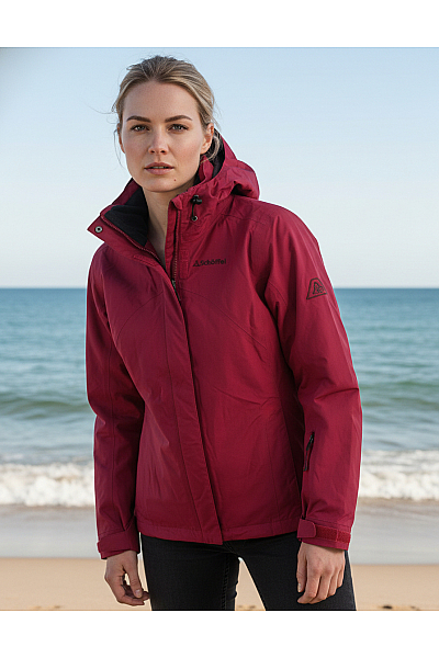 Dámská Bunda Vínová SCHOFFEL Vel. 48