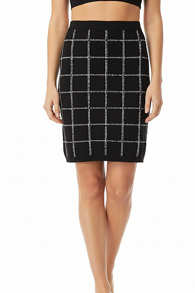 Sukně Černobílá Vel. M