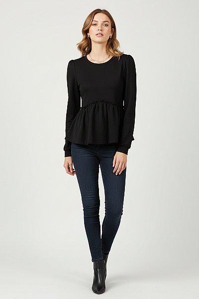 Halenka Černá Shein Vel. M