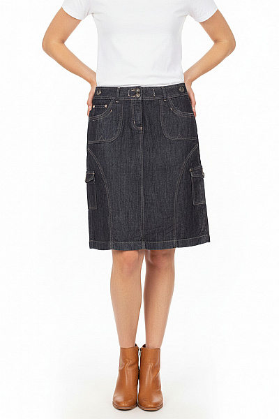 REVOLUTION Sukně Modrá Vel. 40