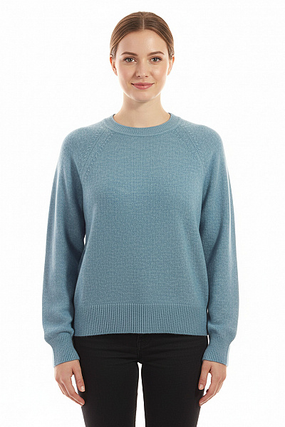 Dámský Pulovr Modrý Canda Vel. M