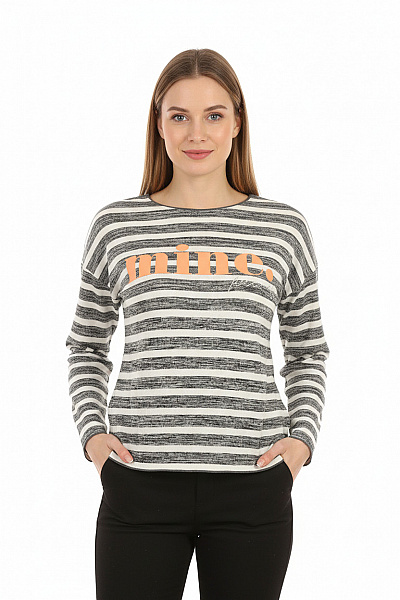  Halenka Pletená Černobílá Street One