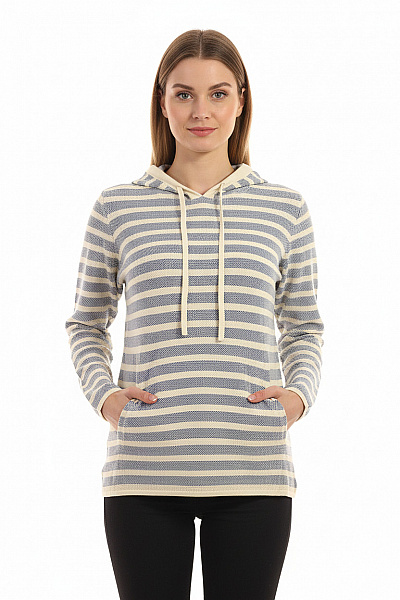 STRANDFEIN Dámský Pulovr Modrý Second Hand Vel. 42