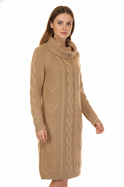 Dámský Svetr Vlněný Béžový Vel. S