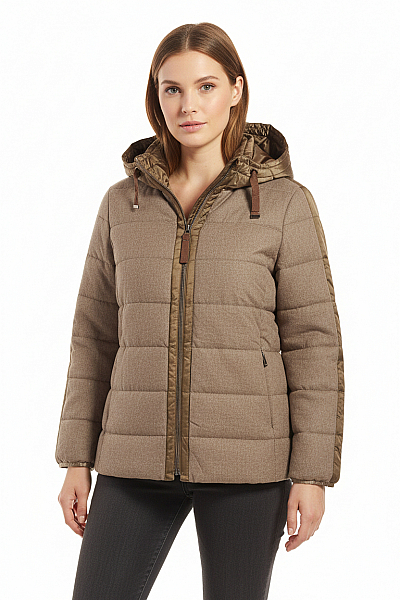 GERRY WEBER Prošívaná Dámská Bunda Šedá Vel.  44