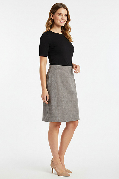  Sukně áčková Šedá