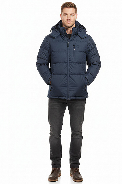 Prošívaná Pánská Bunda Modrá Lower East Vel. L