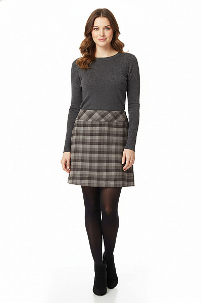 S.OLIVER  Sukně áčková Šedá Second hand