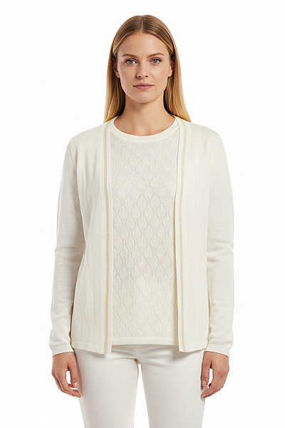 Esmara Dámský Pulovr Bílý Vel. 40/42