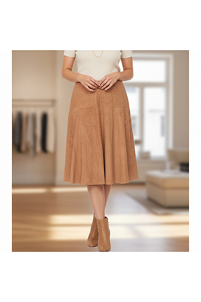 MADELEINE Sukně Hnědá Vel. M