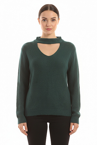 Dámský Pulovr Zelený Vel. M