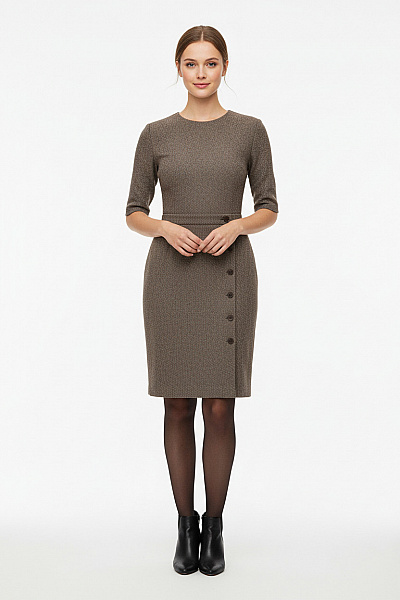 Dlouhá  Sukně Černobílá Second hand Vel.  38