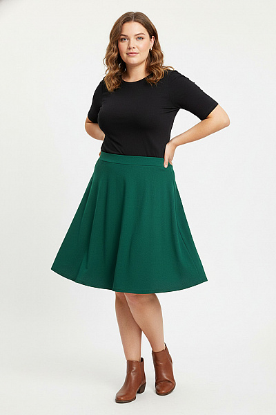  Sukně áčková Zelená Canda Vel. L