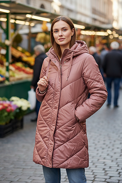 Dámská Bunda Růžová BENCH. Vel. 36