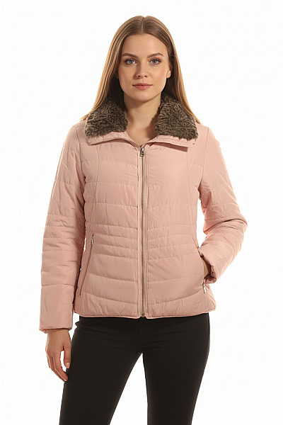 Prošívaná Dámská Bunda Růžová S.OLIVER Vel. XXL