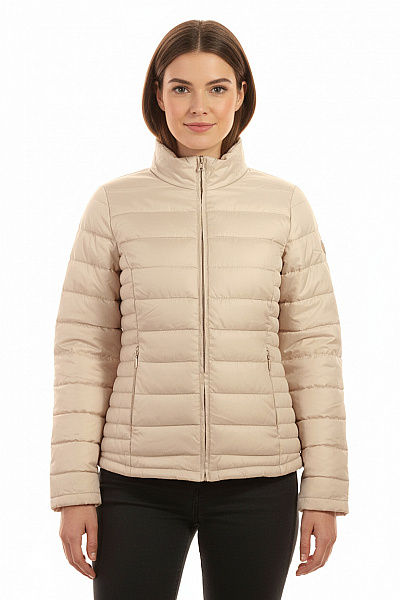 Dámská Bunda Béžová Second Hand Vel. M