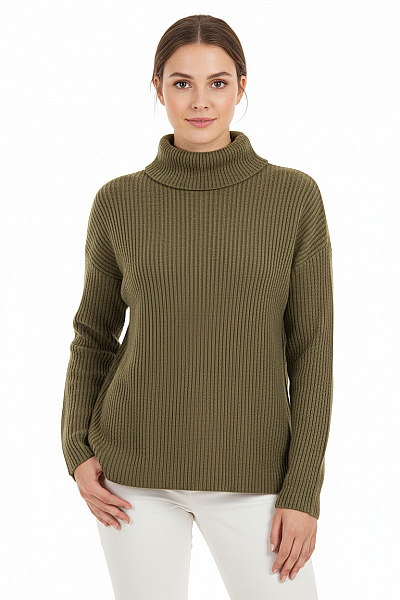 Amisu Dámský Rolák Zelený Vel. XS