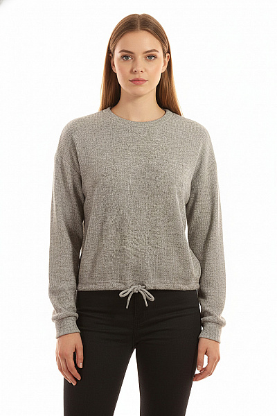 Dámský Pulovr Šedý Amisu Vel. M