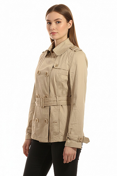 Dámský Kabát Béžový S.OLIVER Vel. L