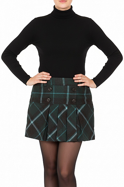 Mexx Sukně Vlněná Zelená Vel. 40