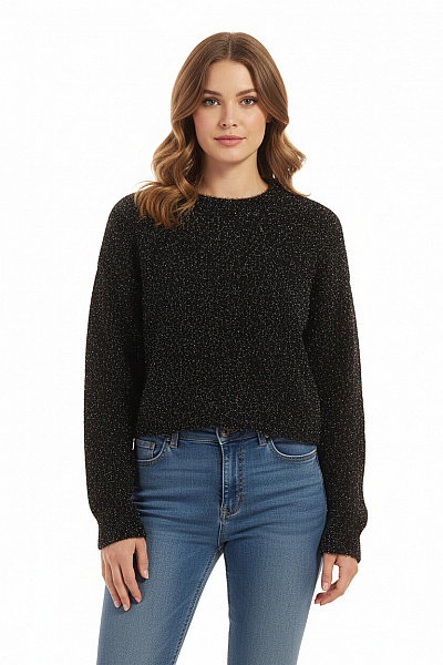 Dámský Pulovr Černý Vel. M