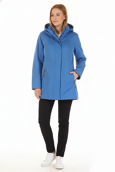 Dámská Bunda Modrá WALBUSCH Second Hand Vel. 36