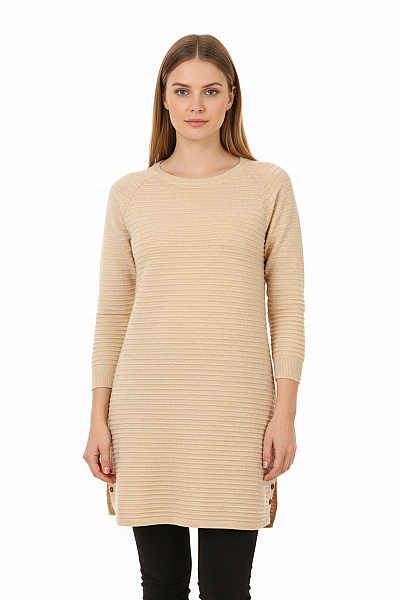 Dámský Pulovr Béžový Second Hand