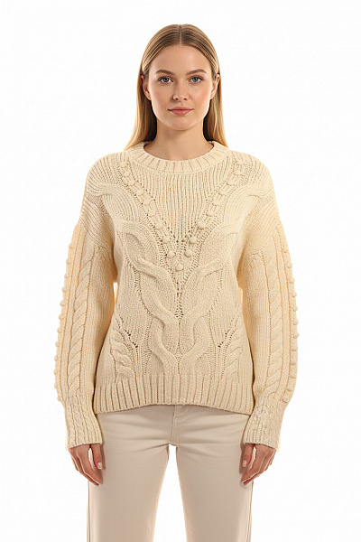 Canda Dámský Svetr Béžový Vel. M