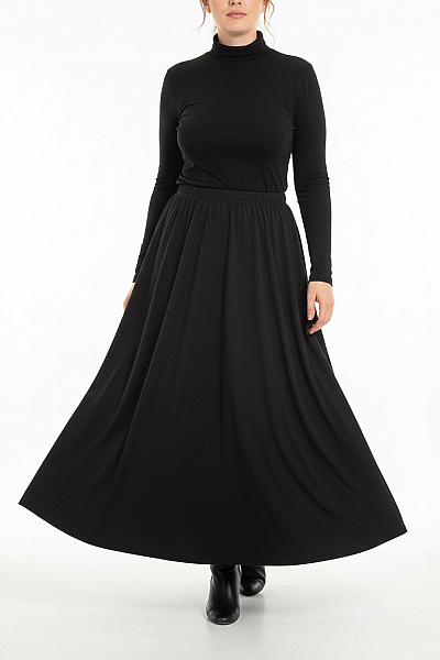  Sukně áčková Černá Vel. 42