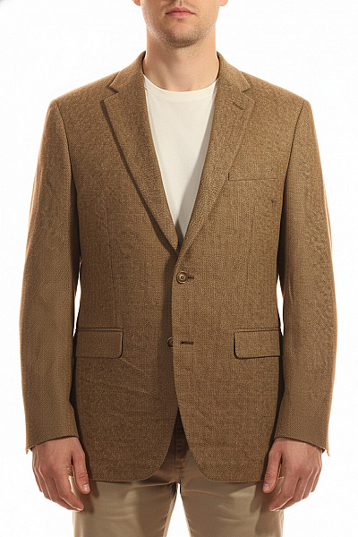 Pánské Sako Hnědé Christian Berg Second Hand Vel. 52