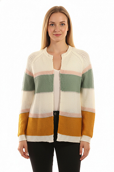 Dámský Cardigan Barevný Vel. 38