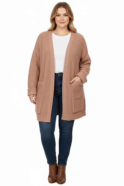 Dámský Cardigan Růžový RAINBOW Vel. 36/38