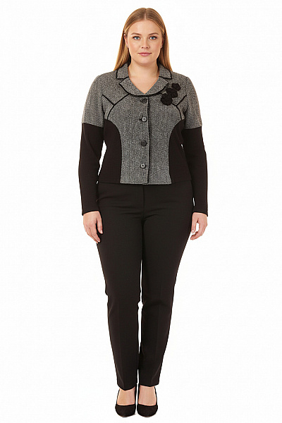 Yest Dámský Kabát Černobílý Vel. 44