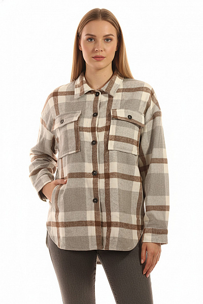 Dámský Kabát Šedý Vel. M