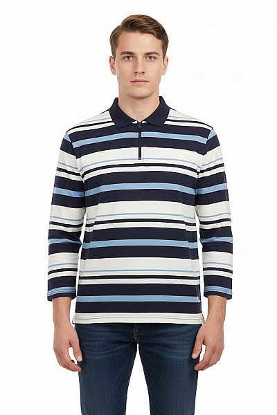 Sherpa Pánské Tričko S Límečkem Modré Second Hand Vel. M