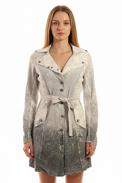 Dámská Bunda Modrá Vel. 38