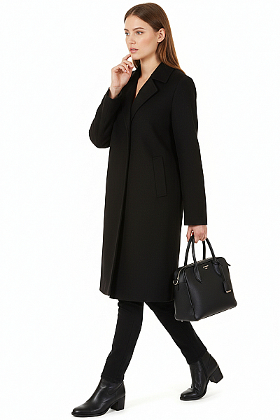 Dámský Kabát Černý ZARA Vel. XS