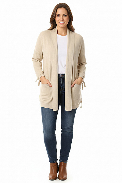 Dámský Cardigan Béžový Orsay Vel. XXL