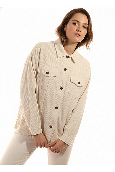 ZARA Dámská Bunda Béžová Vel. M